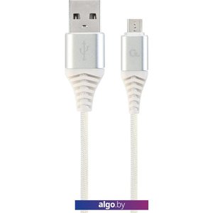 Кабель Cablexpert CC-USB2B-AMmBM-2M-BW2 USB Type-A - microUSB (2 м, белый)