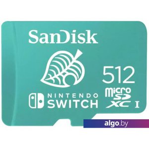 Карта памяти SanDisk For Nintendo Switch microSDXC SDSQXAO-512G-GN3ZN 512GB