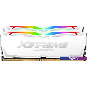 Оперативная память OCPC X3 RGB White 2x16ГБ DDR4 3200 МГц MMX3A2K32GD432C16W