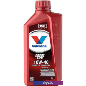 Моторное масло Valvoline MaxLife 10W-40 1л