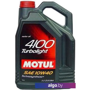 Моторное масло Motul 4100 Turbolight 10W40 4л