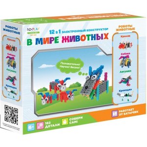 Конструктор ND Play 284389 В мире животных 12 в 1