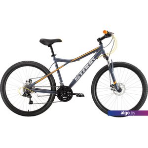 Велосипед Stark Slash 26.1 D р.18 2022 (серый/оранжевый)