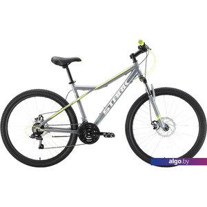 Велосипед Stark Slash 27.1 D р.16 2022 (серый/желтый)