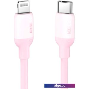 Кабель Ugreen US387 60625 USB Type-C - Lightning (1 м, розовый)