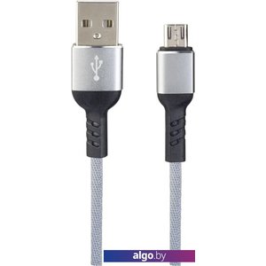 Кабель Perfeo USB Type-A - MicroUSB U4806 (1 м, серый)