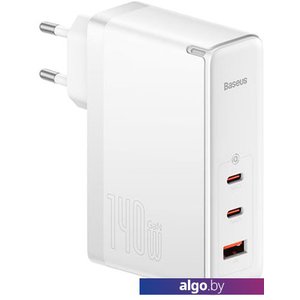 Сетевое зарядное Baseus GaN5 Pro Fast Charger 2C+U 140W EU (белый)