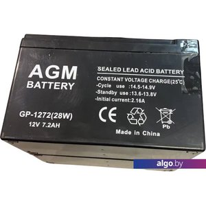 Аккумулятор для ИБП AGM Battery GP 1272 F1 (12В/7.2 А·ч)