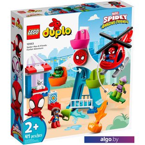 Конструктор LEGO Duplo 10963 Человек-паук и его друзья: приключения на ярмарке