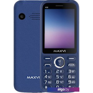 Кнопочный телефон Maxvi K32 (синий)