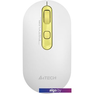 Мышь A4Tech Fstyler FG20S (белый/золотистый)