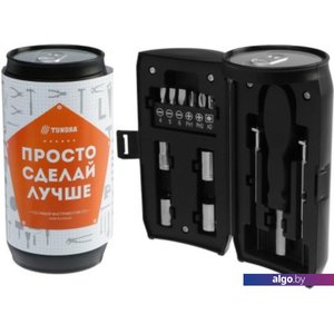 Набор отвертка с битами и головками Tundra 4506462 (13 предметов)