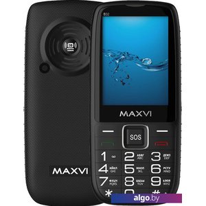 Кнопочный телефон Maxvi B32 (черный)