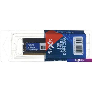 Оперативная память Flexis 8ГБ DDR4 SODIMM 2666 МГц FUS48G2666CL19