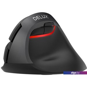 Вертикальная мышь Delux M618mini GX (черный/серый)