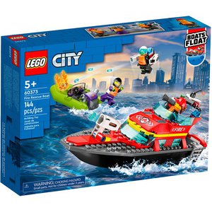 Конструктор LEGO City 60373 Пожарная спасательная лодка