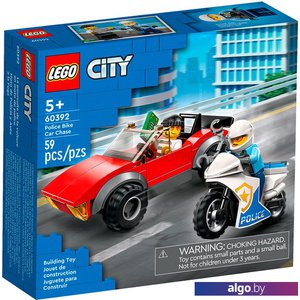 Конструктор LEGO City 60392 Полицейская погоня на байке