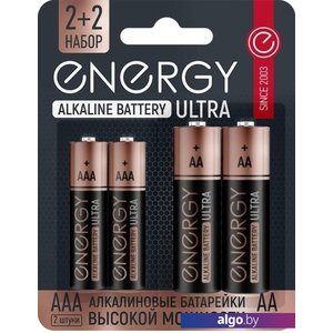 Батарейка Energy Ultra LR6+LR03/4B АА+ААА 104981