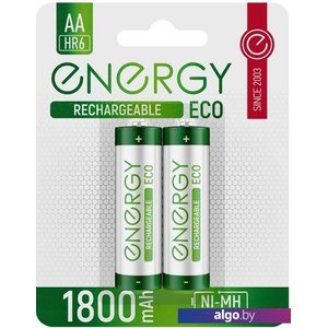 Аккумулятор Energy Eco NIMH-1800-HR6/2B АА 104988