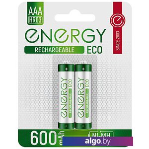 Аккумулятор Energy Eco NIMH-600-HR03/2B АAА 104986