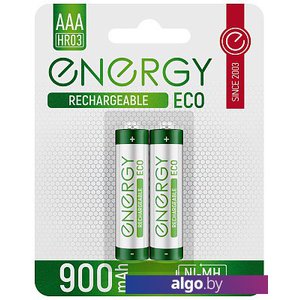 Аккумулятор Energy Eco NIMH-900-HR03/2B АAА 104987