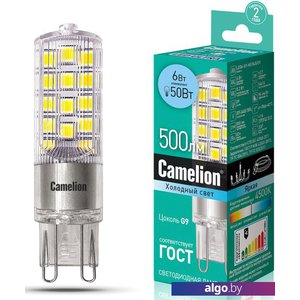 Светодиодная лампочка Camelion LED6-G9-NF/845/G9