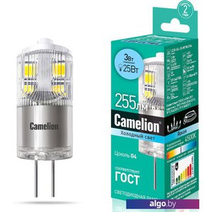 Светодиодная лампочка Camelion LED3-G4-JD-NF/845/G4