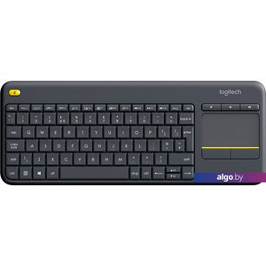 Клавиатура Logitech K400 Plus (черный, нет кириллицы)