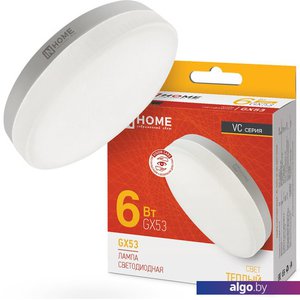 Светодиодная лампочка In Home LED-GX53-VC 6 Вт 230В 3000К 570 Лм