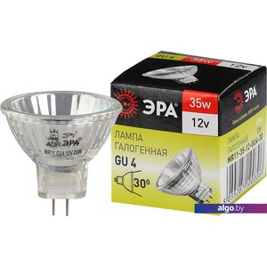 Галогенная лампа ЭРА GU4-MR11-35W-12V-30CL C0027362