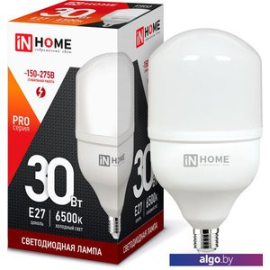 Светодиодная лампочка In Home LED-HP-PRO 30Вт 230В Е27 6500К 2850Лм 4690612031088