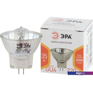 Галогенная лампа ЭРА GU4-MR11-35W-220V-30 CL Б0044094