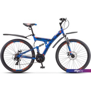 Велосипед Stels Focus MD 27.5 21-sp V010 2020 (синий/красный)