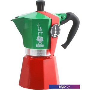 Гейзерная кофеварка Bialetti Moka Express Tricolor (6 порций)