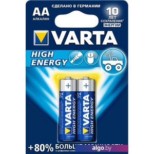 Батарейки Varta High Energy AA 2 шт.