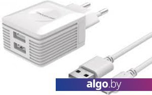 Сетевое зарядное Atomic U500 microUSB (белый)