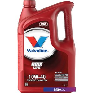Моторное масло Valvoline MaxLife 10W-40 5л