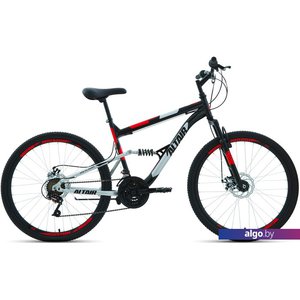 Велосипед Altair MTB FS 26 2.0 D р.18 2022 (черный/красный)