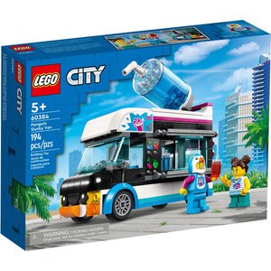 Конструктор LEGO City 60384 Фургон для шейков Пингвин