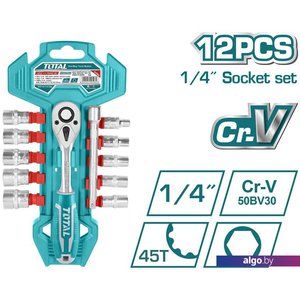 Набор торцевых головок Total THT14114126 (12 предметов)