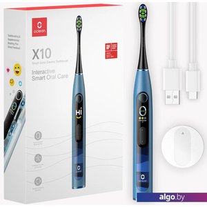 Электрическая зубная щетка Oclean X10 Smart Electric Toothbrush (синий)