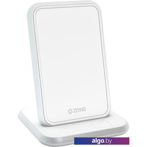 Беспроводное зарядное Zens Stand Aluminium Wireless Charger (белый)