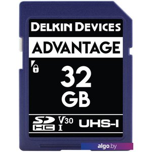 Карта памяти Delkin Devices SDHC Advantage UHS-I 32GB