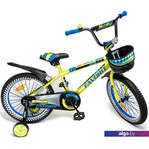Детский велосипед Favorit Sport 18 SPT-18GN (лайм)