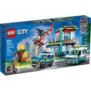 Конструктор LEGO City 60371 Штаб аварийных транспортных средств