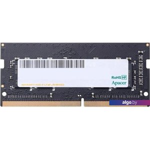 Оперативная память Apacer AS32GGB26CRBBGC 32ГБ DDR4 SODIMM 3200МГц ES.32G2V.PRH