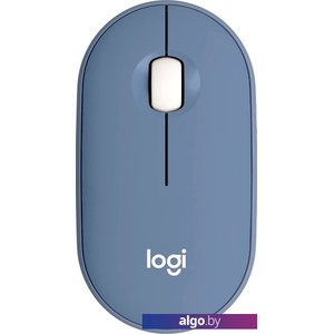 Мышь Logitech M350 Pebble (темно-синий)