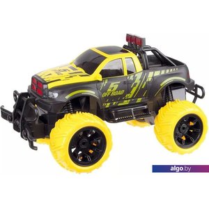 Автомодель Crossbot Джип Трофи Мастер 870597 (черный/желтый)