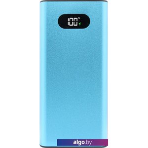 Внешний аккумулятор TFN Blaze LCD PD 20000mAh (голубой)