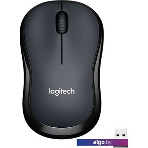 Мышь Logitech M220 Silent 910-004895 (темно-серый)